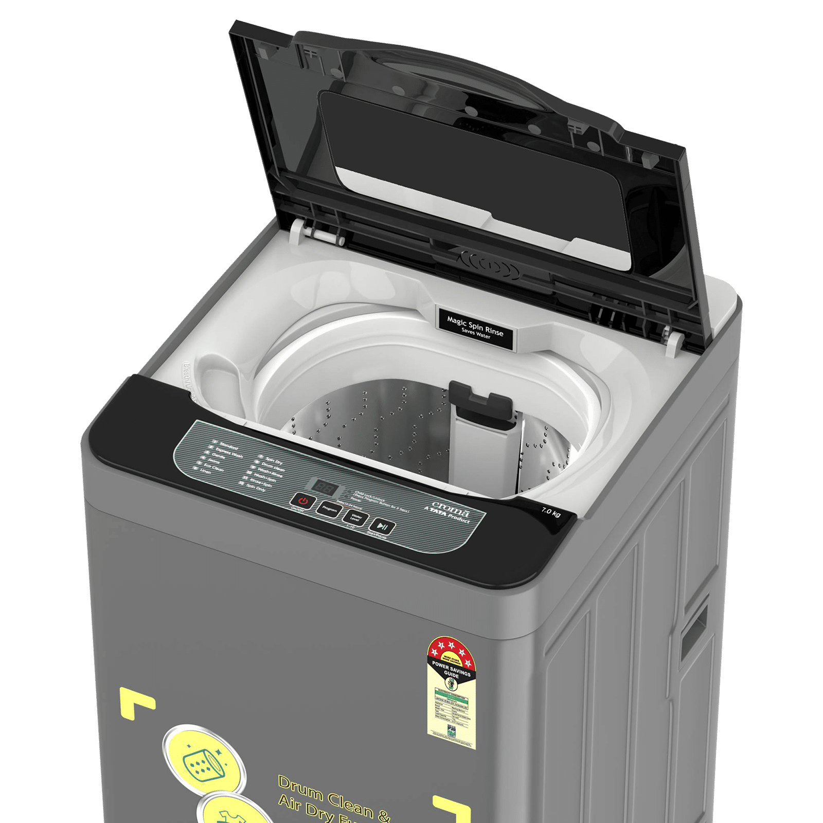 Buy Croma 7 kg 5 Star Fully Automatic Top Load Washing Machine 